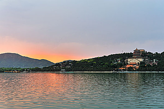 颐和园,昆明湖,万寿山,佛香阁