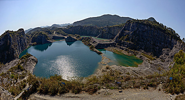 重庆渝北矿山公园风光