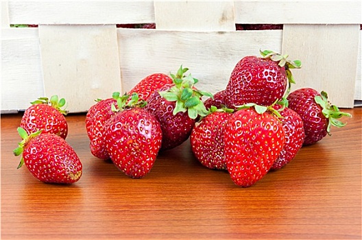 草莓,正面,篮子