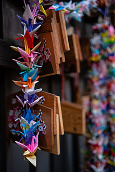 日本寺庙里的祈福牌