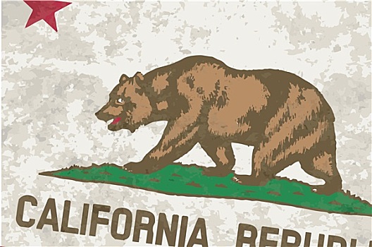 旗帜,加利福尼亚,低劣