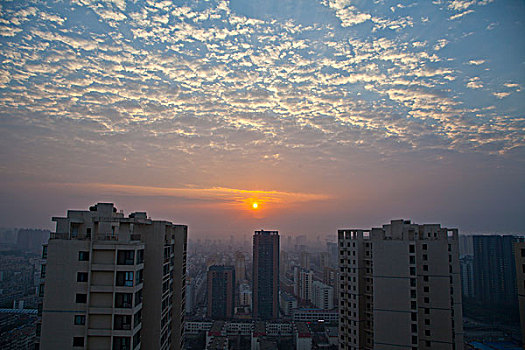 秦皇岛,天空,彩霞,日出,神秘,辉煌,震撼,冲击