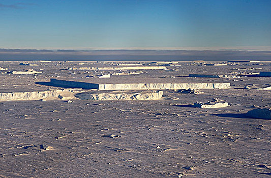 南极,威德尔海,雪丘岛,冰山,冰冻,迅速,冰,航拍