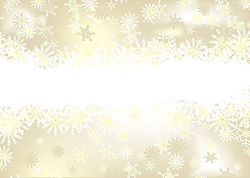 金色,圣诞节,背景,雪片,房间,文字
