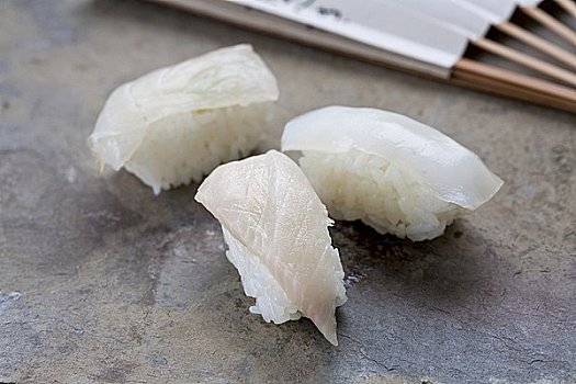 握寿司,比目鱼,日本