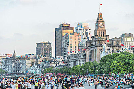 上海外滩城市风光,lujiazui