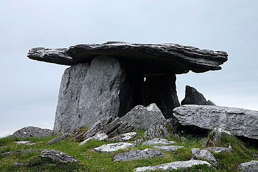 巨石墓,布伦,爱尔兰,欧洲