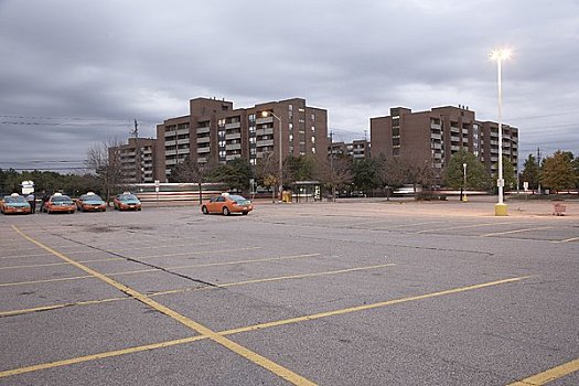 出租车,停车场,斯卡伯勒,安大略省,加拿大