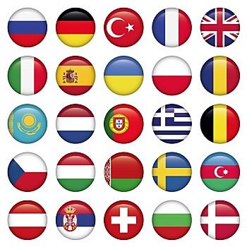 欧洲,象征,圆,旗帜