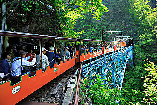 线条,桥,富山