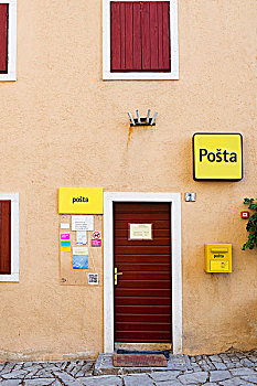 邮局,户外,伊斯特利亚,克罗地亚