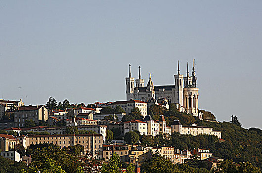 法国,里昂,巴黎圣母院,大教堂