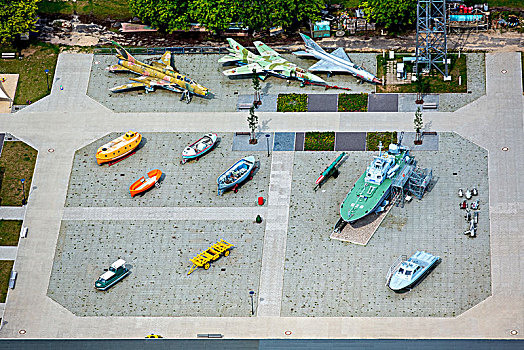航空,科技,博物馆,户外,展示,区域,梅克伦堡,湖区,瑞士,梅克伦堡州,德国