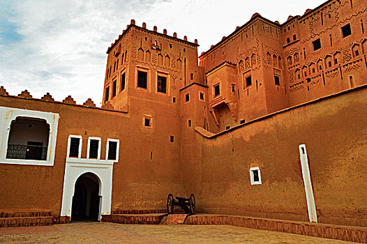 城堡,瓦尔扎扎特,摩,非洲