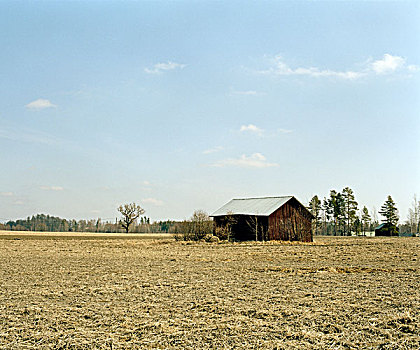 小屋,地点