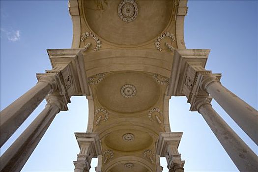拱廊,翼,美泉宫,维也纳,奥地利,欧洲