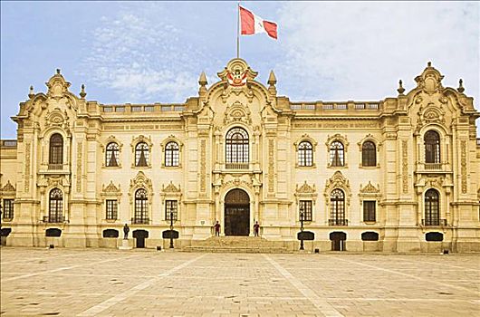 建筑,政府建筑,政府,宫殿,利马,秘鲁