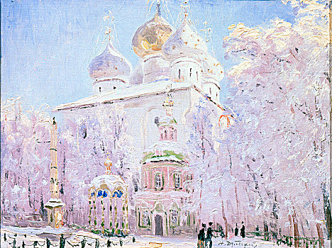 冬天,塞尔吉耶夫,艺术家