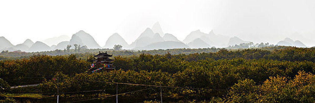 自然风光,景观,红岩村,广西,桂林,恭城