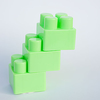 绿色,塑料制品,积木,白色背景,背景