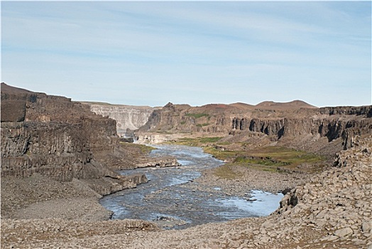 峡谷,冰岛