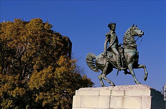 乔治-华盛顿,雕塑,华盛顿,美国