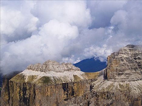 白云岩,阿尔卑斯山,意大利,欧洲