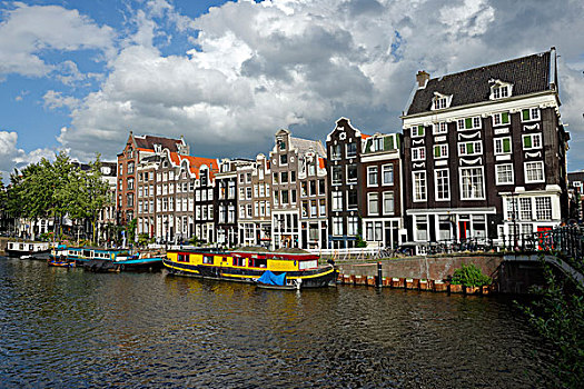运河,历史,中心,阿姆斯特丹,荷兰,欧洲