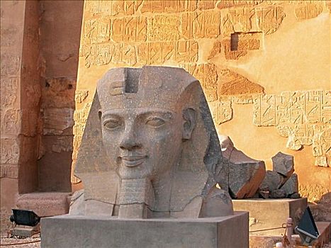 特写,雕塑,卢克索神庙,路克索神庙,埃及