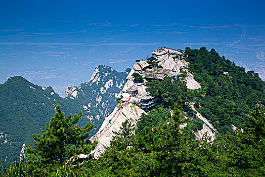 中国陕西华山自然风光