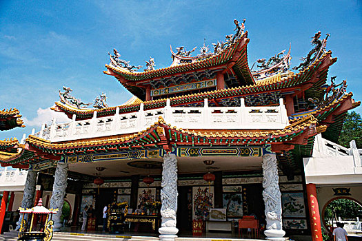 仰视,庙宇,吉隆坡,马来西亚