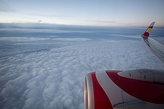 高空飞行,空中美景