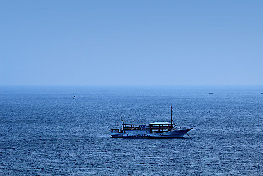 山东省威海市渤海湾海滨自然景观