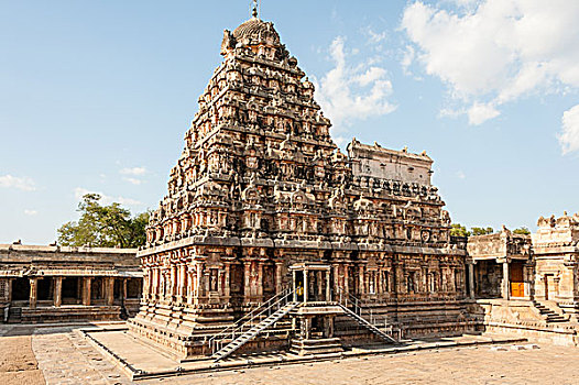 庙宇,寺庙,泰米尔纳德邦,印度,亚洲