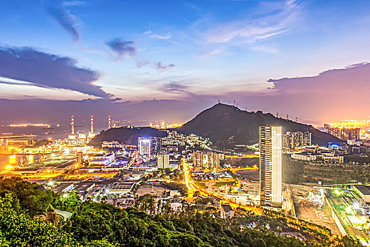 深圳赤湾海港夜景