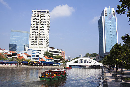 游船,新加坡河,克拉码头,新加坡