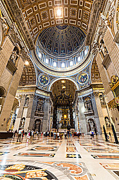 大教堂,室内,圣坛,梵蒂冈城,罗马,意大利