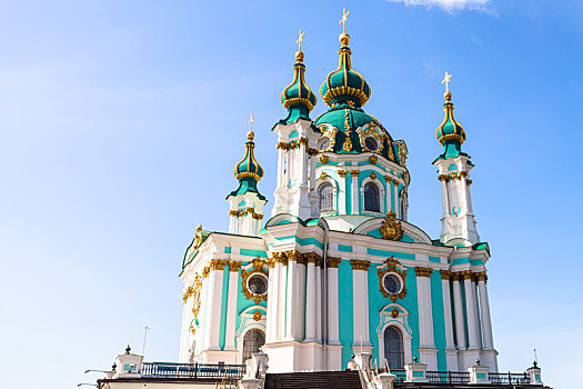 圣安德烈教堂,基辅,城市