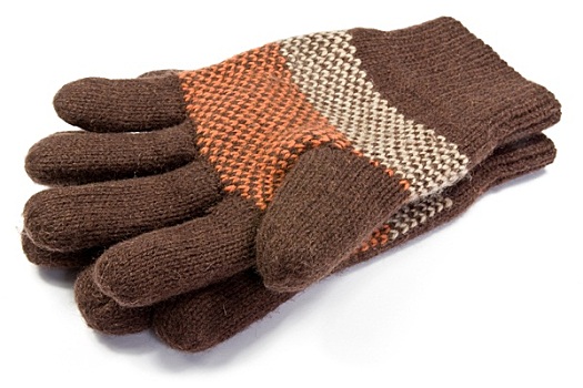 温暖,毛织品,编织,手套