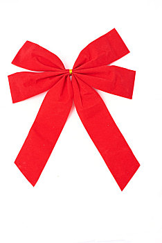 用于圣诞节装饰用的红色大领结