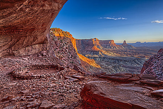 巨石阵,洞穴,假的,峡谷地国家公园,犹他,美国