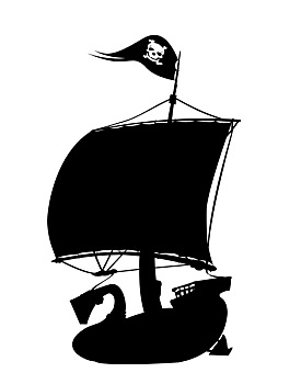海盗船,象征