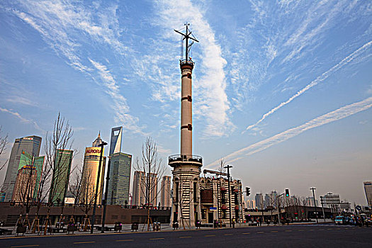 上海外滩的著名历史建筑,气象信号塔