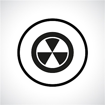 辐射,危险,象征,圆
