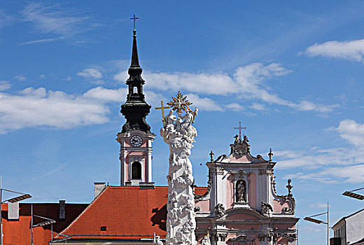 圣三一住,圣芳济修会,教堂,区域,下奥地利州,奥地利,欧洲