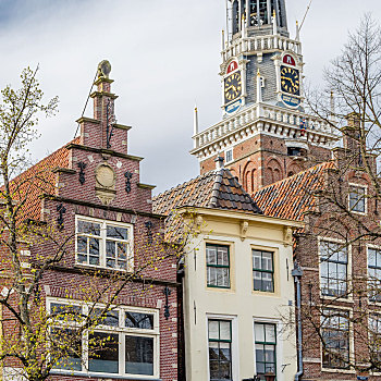 建筑,阿克马镇,荷兰