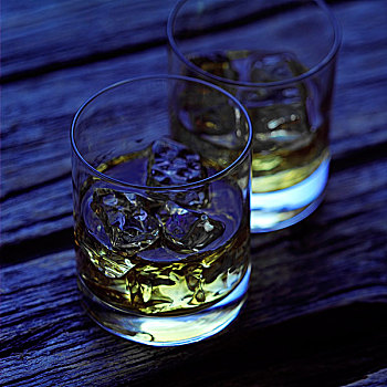 威士忌酒,伊斯雷岛,一个,麦芽,苏格兰威士忌