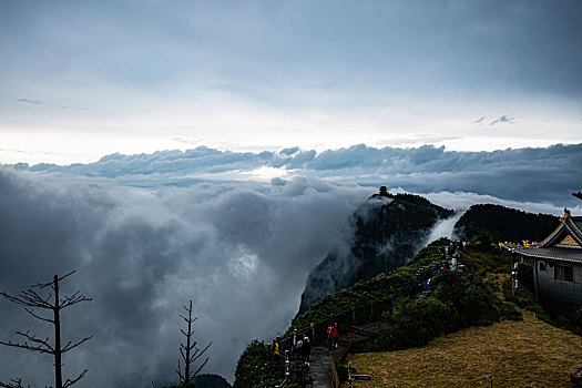 峨眉山金顶云海