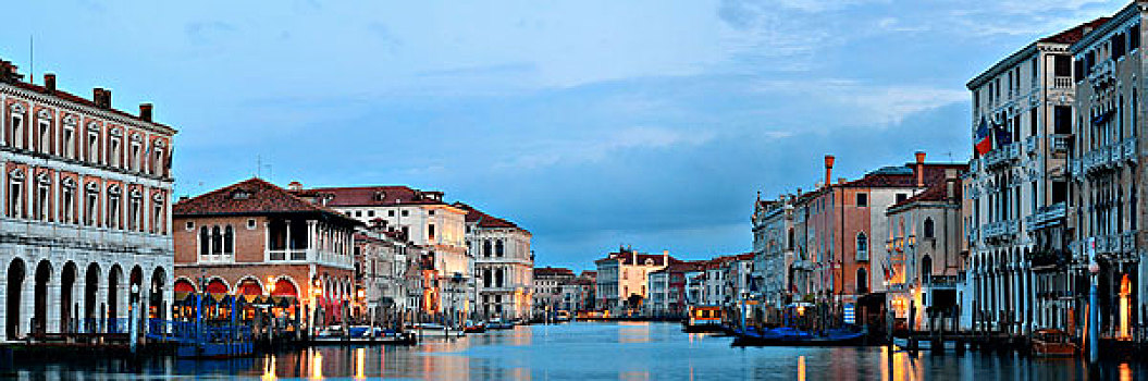 威尼斯,运河,风景,全景,古建筑,意大利