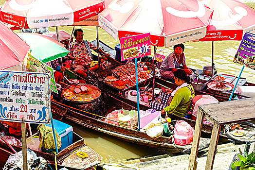 水上市场,泰国
